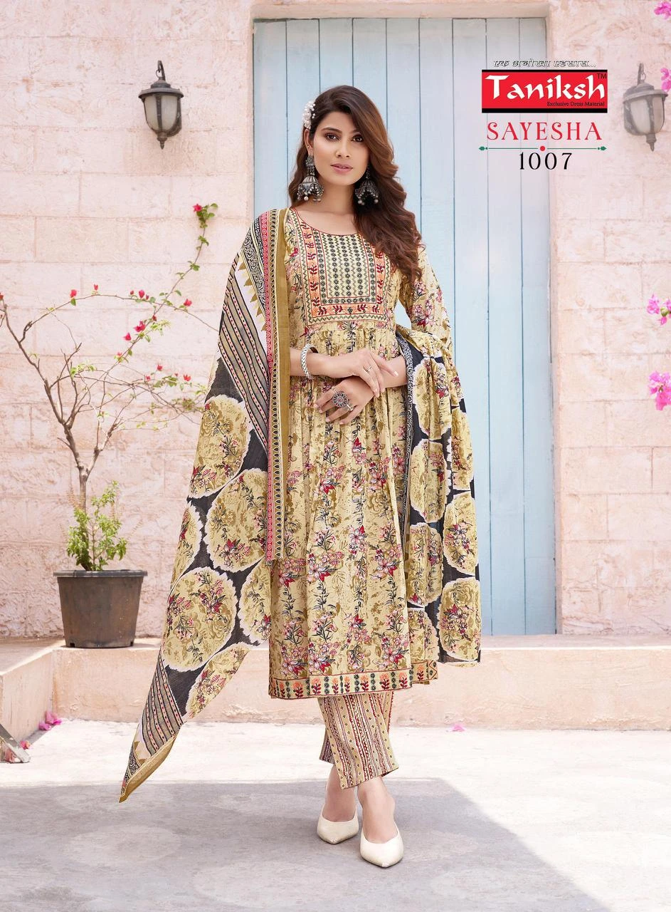Taniksh Sayesha Vol 1 Cotton Wholesale Readymade Salwar Suit Catalog — Wholesale Salwar Suits, MPA wholesale from Surat — view 2
